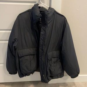 Black Free People Women's Duvet Bomber